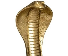 Atmosphera Dekoratyvinė polirezino figūrėlė COBRA, auksinė, 36 cm