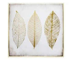 Bikuvalt Paveikslas drobė su rėmu Lapai 58x58 cm Atmosphera 166941