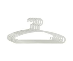 Atmosphera PIECES Vaikiškos pakabos, 6 vnt, balta spalva