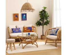 Lamp Kabinama lempa SEA VIEW, Ø 56 cm, natūralus rotangas