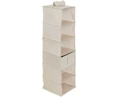 5five Simply Smart Pakabinamas spintos organizatorius DRESSY, 6 skyriai, 30 x 30 x 127 cm