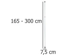 HERCULES Spintos bėgelis 165-300 cm, WENKO