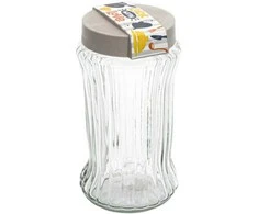 Eh Excellent Houseware Stiklinis indas 1,6 l birių produktų saugojimui