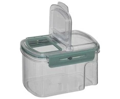 5five Simply Smart Hermetiškas PP NEO maisto indas su datos ekranu, 1500 ml