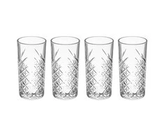 Secret_De_Go PIECES Aukštas stiklas, 4 vnt., 450 ml