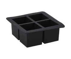Excellent Houseware Silikoninė ledo kubelių forma XXL 15,5x15,5x6 cm