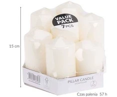 Nežinomas Žvakių komplektas, 42 h, 7 vnt.