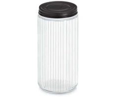 Zeller Stiklainis su metaliniu dangteliu KITCHEN ESSENTIALS, briaunotas stiklas