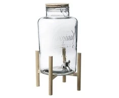 Secret De Gourmet Stiklainis su čiaupu, ant stovo, 8 L, stiklinis