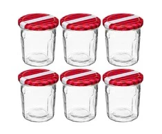 5five Simply Smart PIECES Stiklainiai konservams, 6 vnt, 280 ml