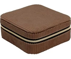Home Styling Collection Papuošalų dėžutė, velvetas, 12 x 12 x 5 cm