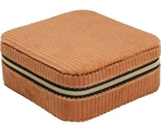 Home Styling Collection Papuošalų dėžutė, velvetas, 12 x 12 x 5 cm