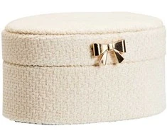 Home Styling Collection Papuošalų dėžutė su kaspinu, 12 x 6,5 x 10 cm