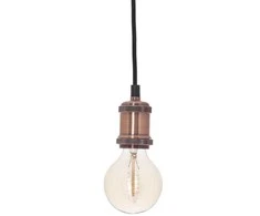 Atmosphera Kabanti geltona dekoratyvinė lemputė su retro pakabuku