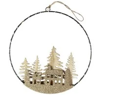 Home Styling Collection Kalėdinė dekoracija su LED pakabinimui, Ø 20 cm