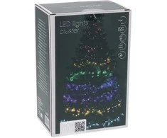 Home Styling Collection Tanki elektrinė girlianda CLUSTER, IP44, 400 LED, 8 režimai, įvairių sp., 8 m