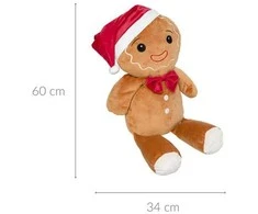 Atmosphera Kalėdinis meduolių formos pliušas, 60 cm