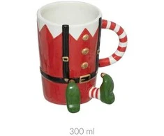 Atmosphera Kalėdinis puodelis su elfo motyvu, 300 ml
