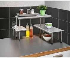 Maximex Kampinė virtuvės lentyna Massivo TRIO, 2 lygiai