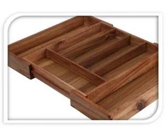 Vilde Insert Stalo įrankių stalčiaus įdėklas LUNU, 28-45 x 35 x 5 cm