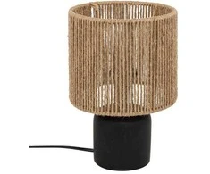 Atmosphera KOBY keraminis stalinis šviestuvas su austu gaubtu, 24 cm