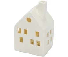 Home Styling Collection Keraminiai LED SCANDI nameliai, 3 šviesų dekoracijos