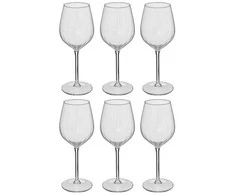 Secret De Gourmet PIECES VOLTA vyno taurės, 6 vnt. po 380 ml