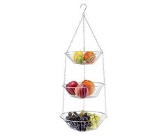 Kitchen baskets for fruit, 3 levels, ZELLER