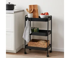 Storage Solutions Virtuvės lentyna ant ratukų, 72 cm