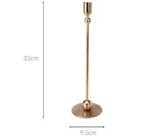 Home Styling Collection Klasikinis žvakidės vienai žvakei, 33 cm