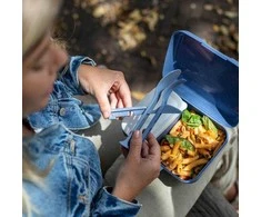 KLIKK ORGANIC stalo įrankių rinkinys, protingas lankstymo būdas, 3 elementai, KOZIOL