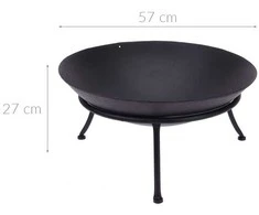 Orion Ambiance Sodo ugniakuras 57 cm - ketaus, saugus ir dekoratyvus