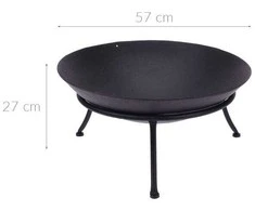 Orion Ambiance Sodo ugniakuras 57 cm - ketaus, saugus ir dekoratyvus