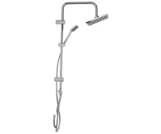 Bathroom Solutions Dušo kolonėlė su lietaus dušu, nerūdijančio plieno, aukštis 80 cm