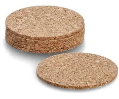 Zeller rinkinys iš 6 kamštinių padėkliukų, 9,5 cm