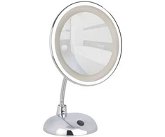 Kosmetinis veidrodis STYLE su LED apšvietimu, x3 padidinimas, WENKO
