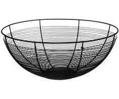 5five Simply Smart 55 Juodas METAL krepšelis 32 cm Lėkštė vaisiams ir daržovėms