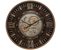 Atmosphera Retro stiliaus laikrodis su matomu YONI mechanizmu, Ø 59 cm