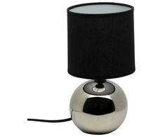Teckin Lamp Baltas naktinis šviestuvas Boule, dekoratyvinis apšvietimas su gaubtu ir keraminiu pagrindu E14