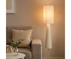 Atmosphera Lamp BLANCA toršeras, Ø 28 x 124 cm, smėlio spalvos