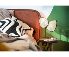 Atmosphera Lamp OLME dekoratyvinis šviestuvas, rotango pynė, aukštis 44 cm