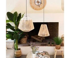 Atmosphera Lamp Pakabinamas šviestuvas su metaliniu ir popieriniu šviestuvu, Ø 30 cm, smėlio spalvos