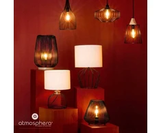 Atmosphera Lamp Stalinė lempa EMIE su baltu gaubtu