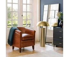 Atmosphera Lamp Toršeras svetainei CHAMPI, auksinis, grybas, aukštis 97 cm