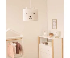 Lamp Lubinis šviestuvas vaikų kambariui TOXEY, meškiukas su ausytėmis, Ø 28 cm