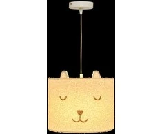 Atmosphera Lamp Lubinis šviestuvas vaikų kambariui TOXEY, meškiukas su ausytėmis, Ø 28 cm
