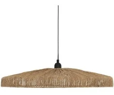 Atmosphera Valgomojo stalinis šviestuvas BELLAMY, pintas džiuto gaubtas, Ø 58 cm