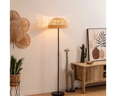 Atmosphera Lamp RORY toršeras su pintu gaubtu, Ø 40 x 150,5 cm
