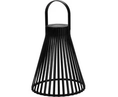 Home Styling Collection Saulės žibintas, juodas, 23 cm