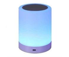 Home Styling Collection Lietimui jautri LED stalinė lempa, keičiama spalvą, įkraunama per USB